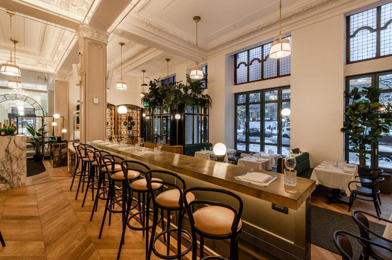 โรงแรมเบิร์ค มอนทรีออล มอนทรีอัล ภายนอก รูปภาพ The restaurant's interior