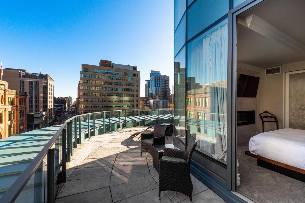 โรงแรมเบิร์ค มอนทรีออล มอนทรีอัล ภายนอก รูปภาพ A view from a guest room at the Hotel Commonwealth